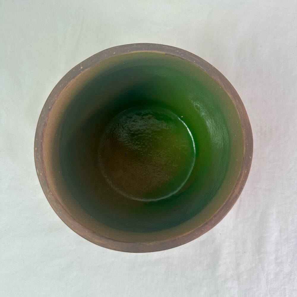VTG Made In Mexico Native Folk Art Clay Pottery Bowl Vase Disney World Souvenir - Picture 7 of 10